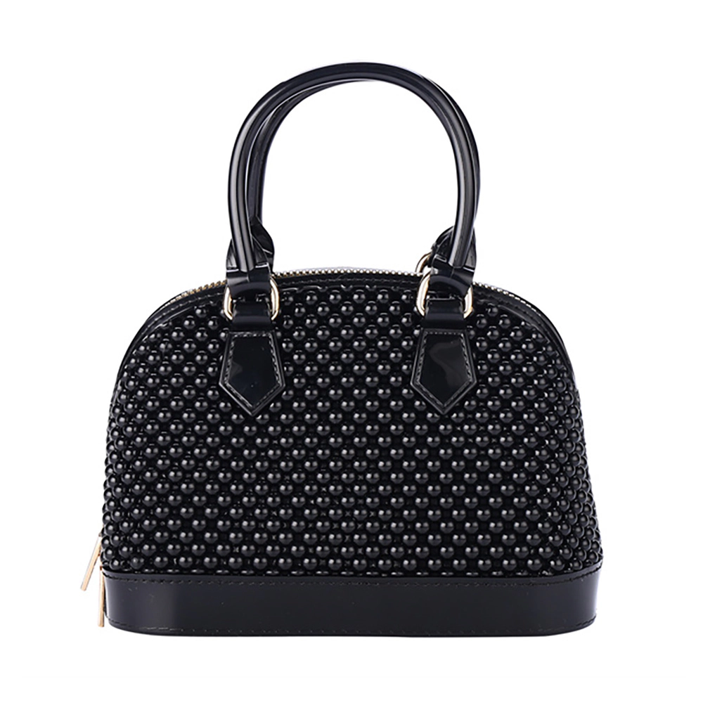 Fashnzfab Solid Jelly Rubber Tote / Crossbody Bag