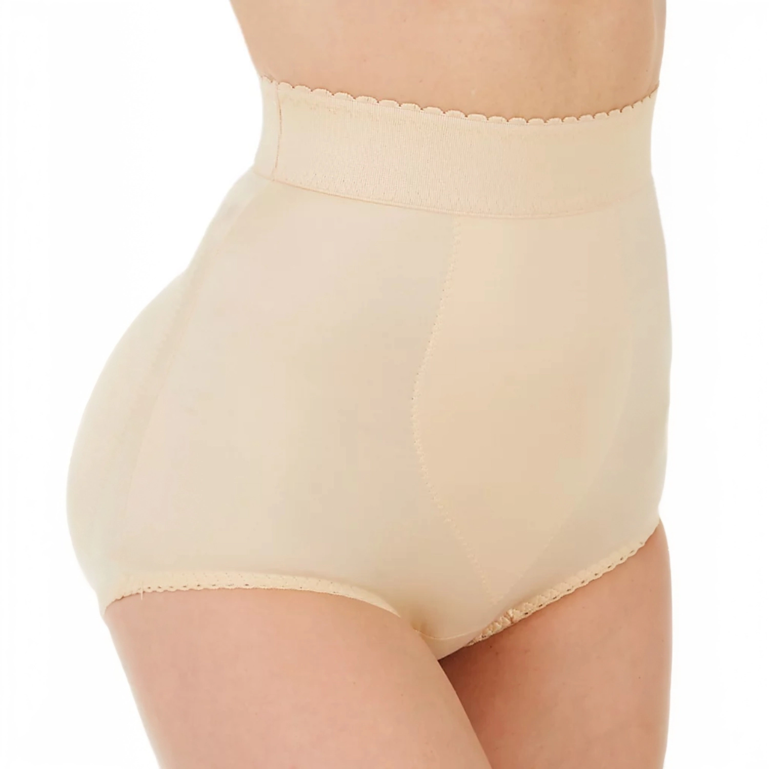 Rago High Waist Padded Panty | Light Control Shaping Brief Style 915
