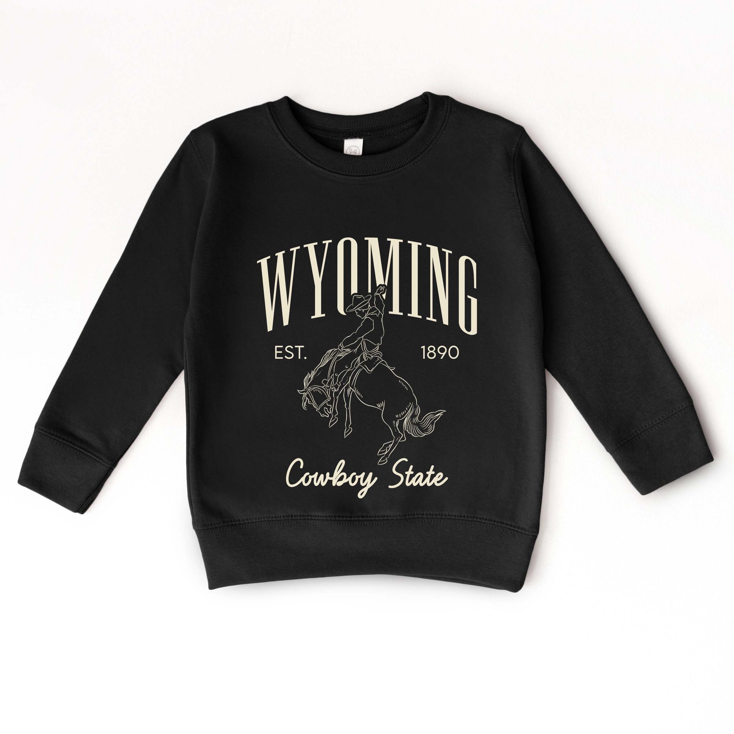 The Juniper Shop - Wyoming Cowboy State Toddler Graphic Sweatshirt
