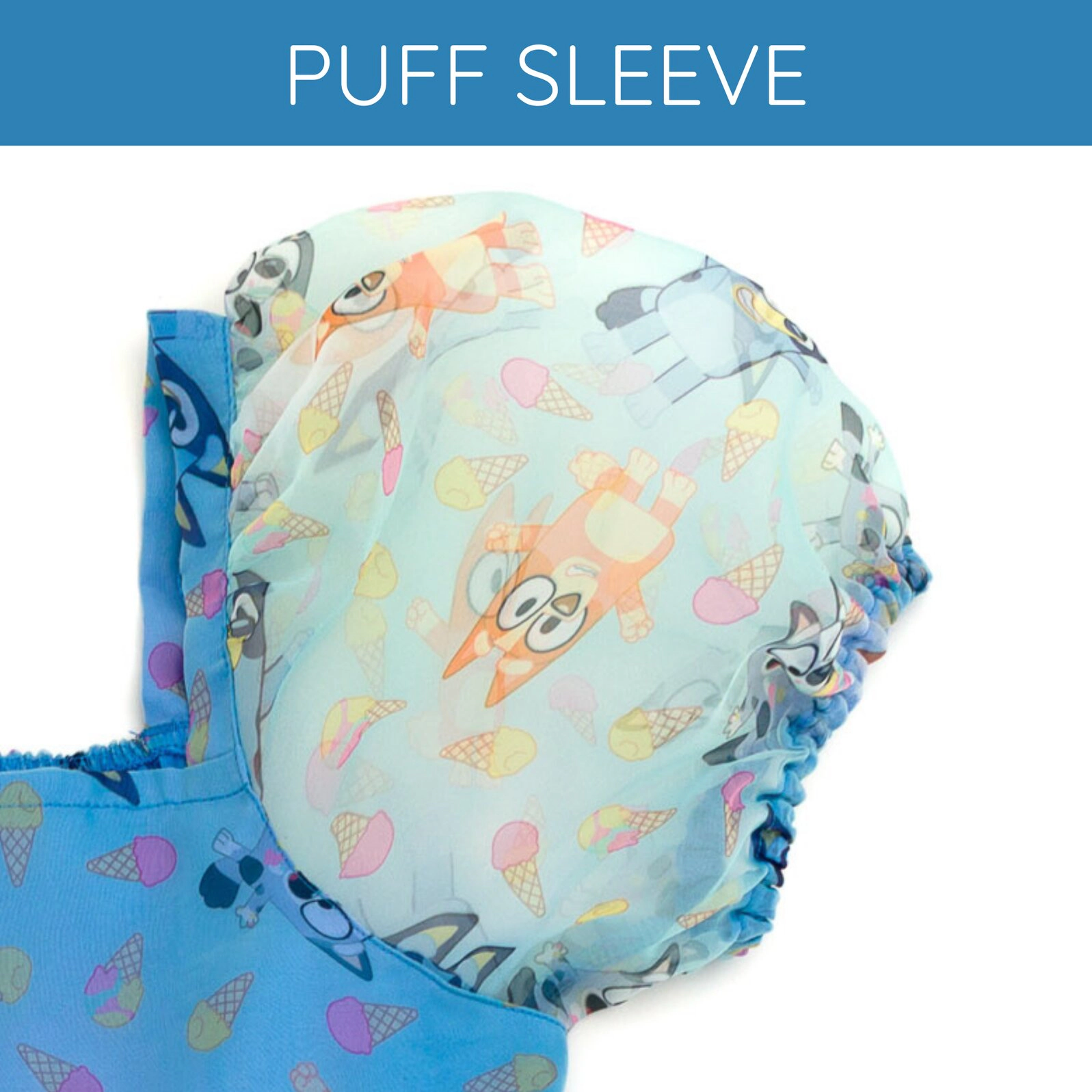 Bluey Girls' Short Sleeve Party Tutu Dress