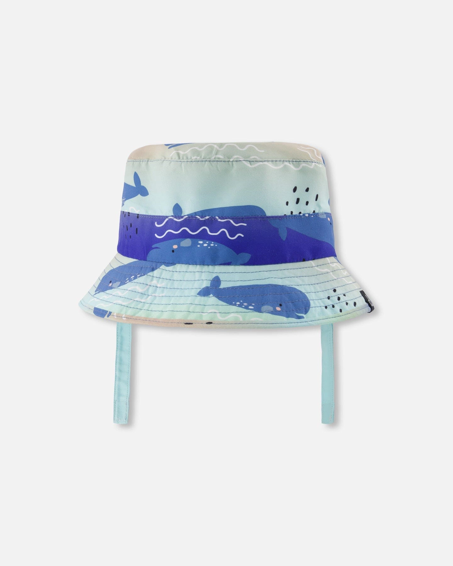 Deux par Boys Recycled Polyester Beach Hat Whale Print