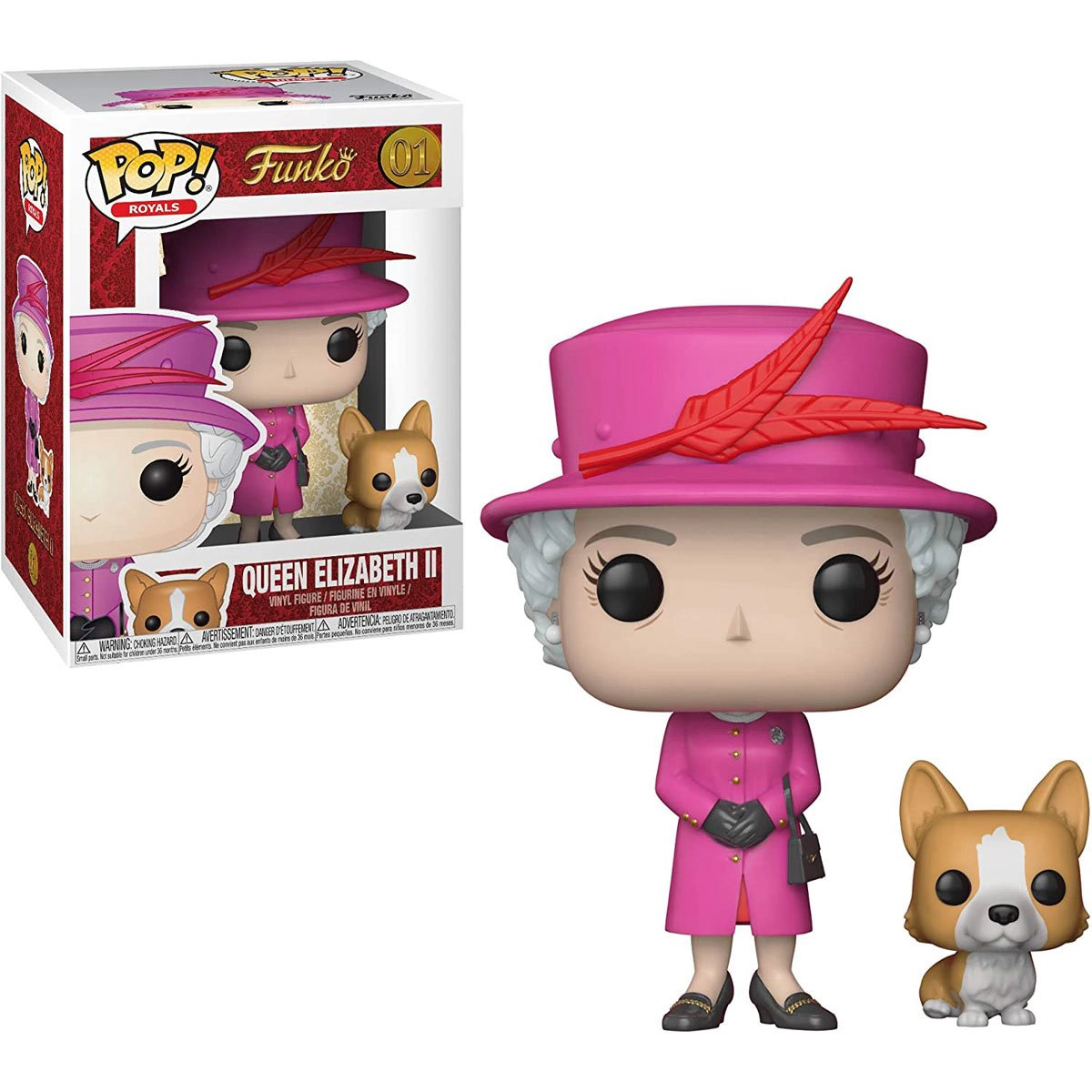 Funko Pop! Queen Elizabeth II #01 Pink