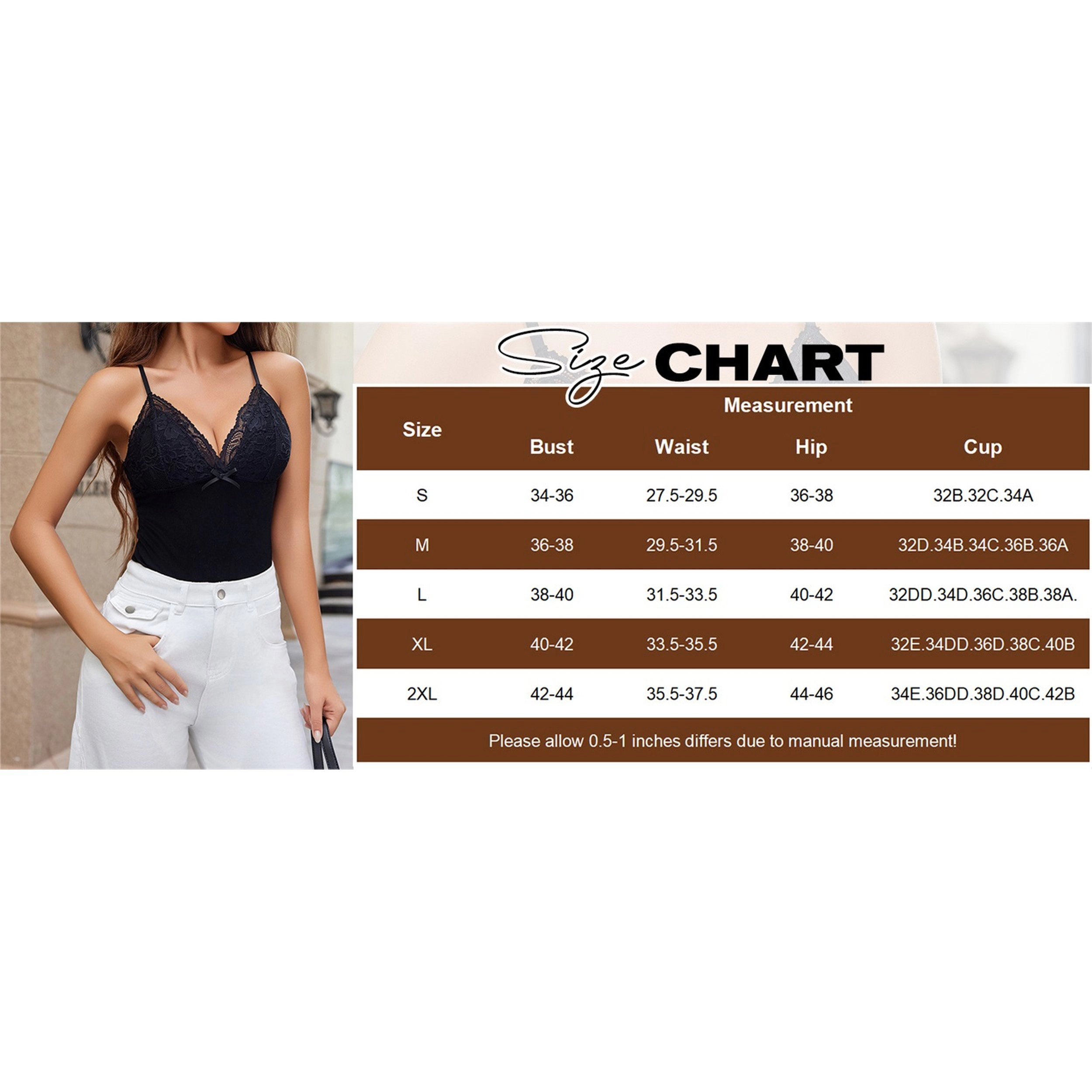 Avidlove Women's Lace Cami Bralette Tank Top