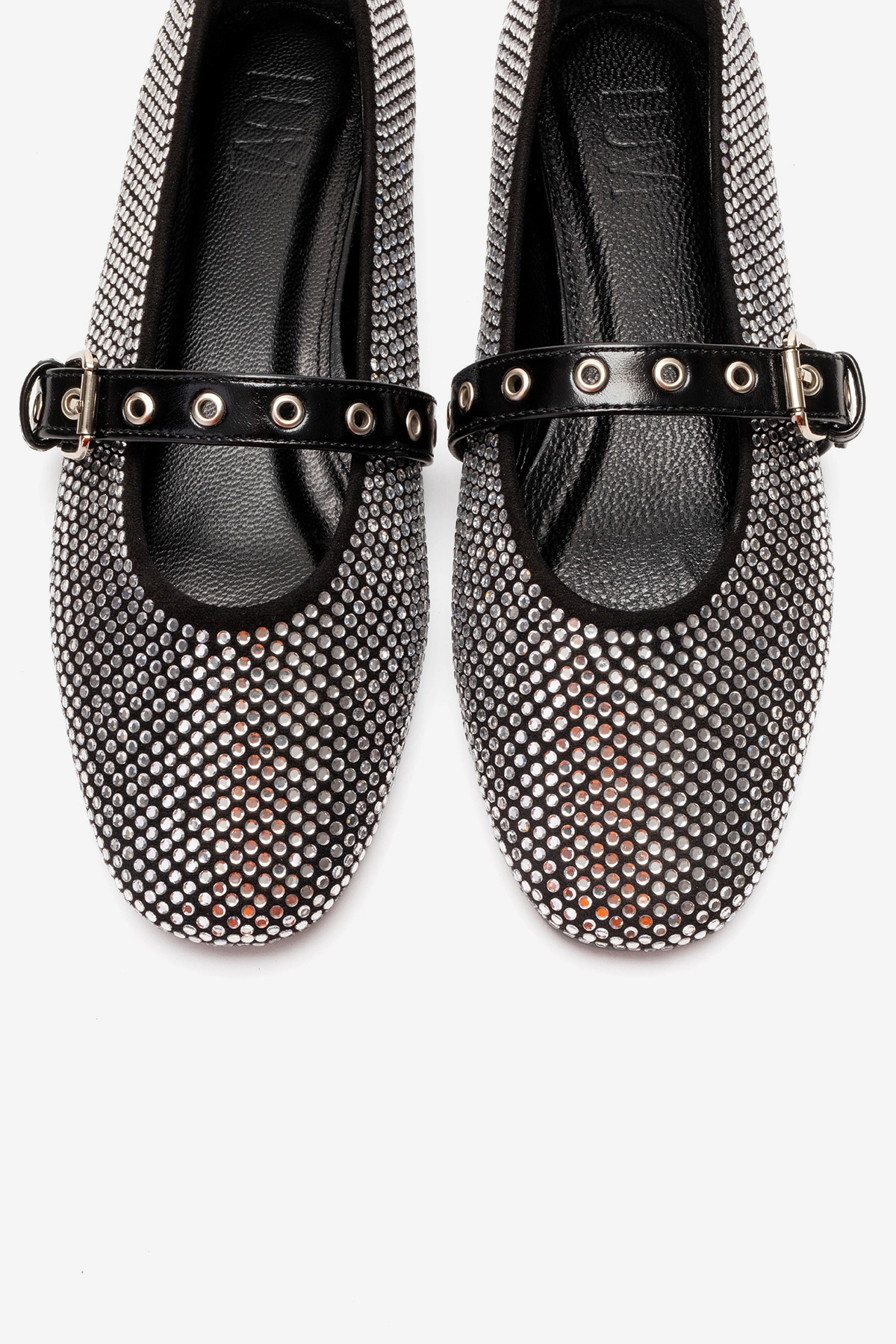 Prologue Shoes Womens Clive Embellished Ballet Flat