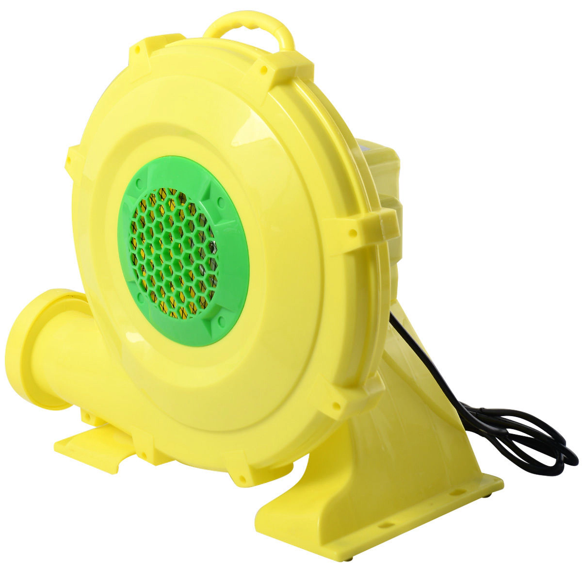 SUGIFT 735 W 1.0 HP Air Blower Pump Fan for Inflatable Bounce House 34600 CFM 4.25-in Air Outlet High-Grade PE Yellow