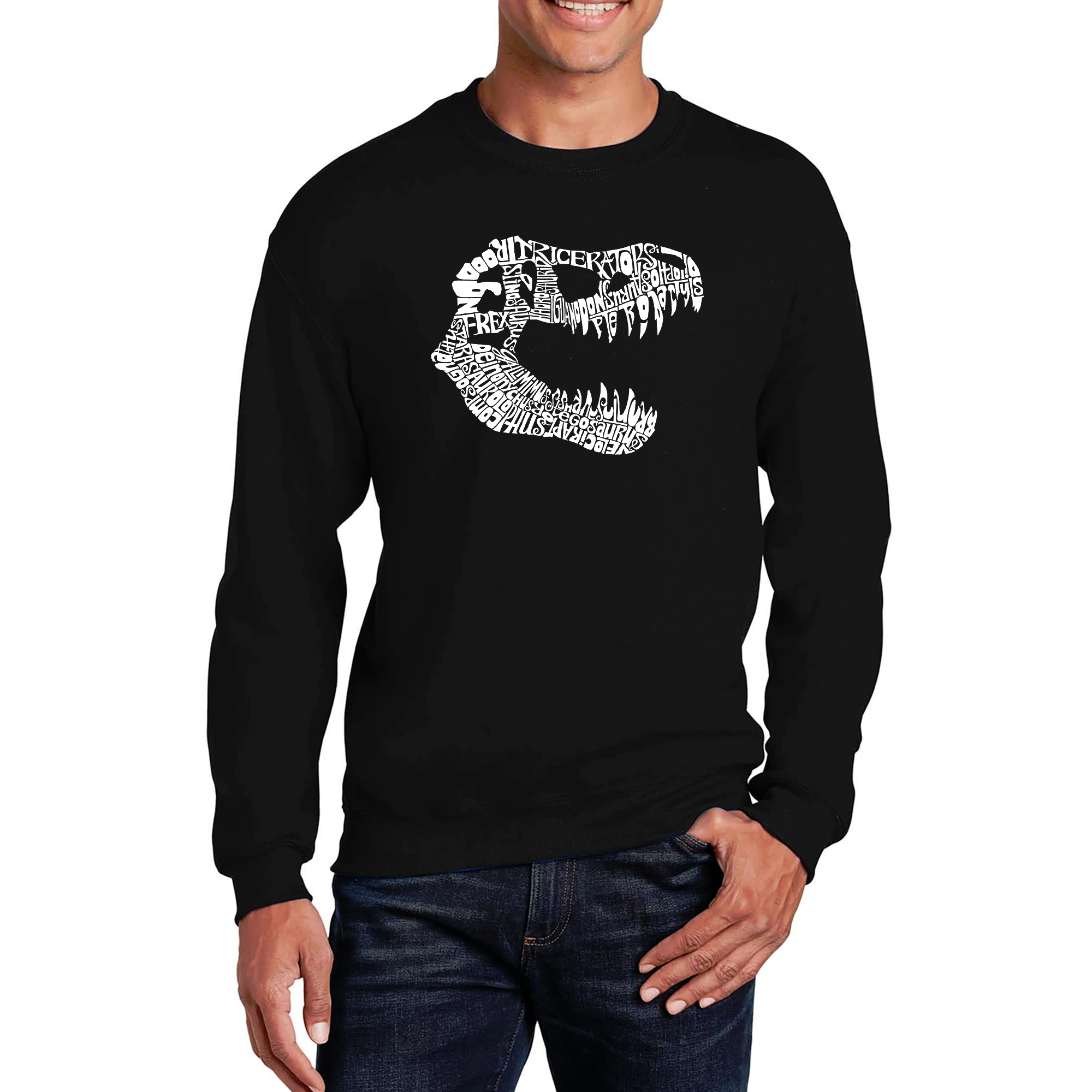 LA Pop Art John 3:16 - Men's Word Crewneck Sweatshirt