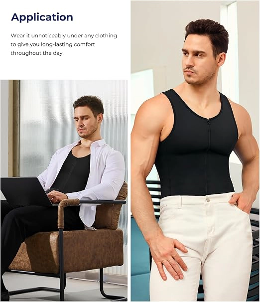 Nebility Mens Compression Tank Top Body Shaper
