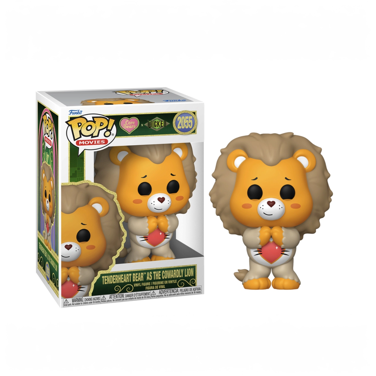 Funko Pop! Care Bears - Wicked: Tenderheart Bear as Cowardly Lion #2054