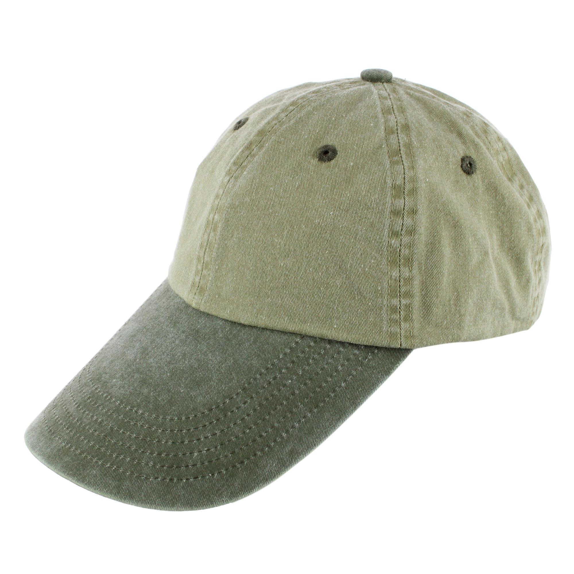 Broner Men's 4 Inch Two Tone Long Billed Baseball Cap