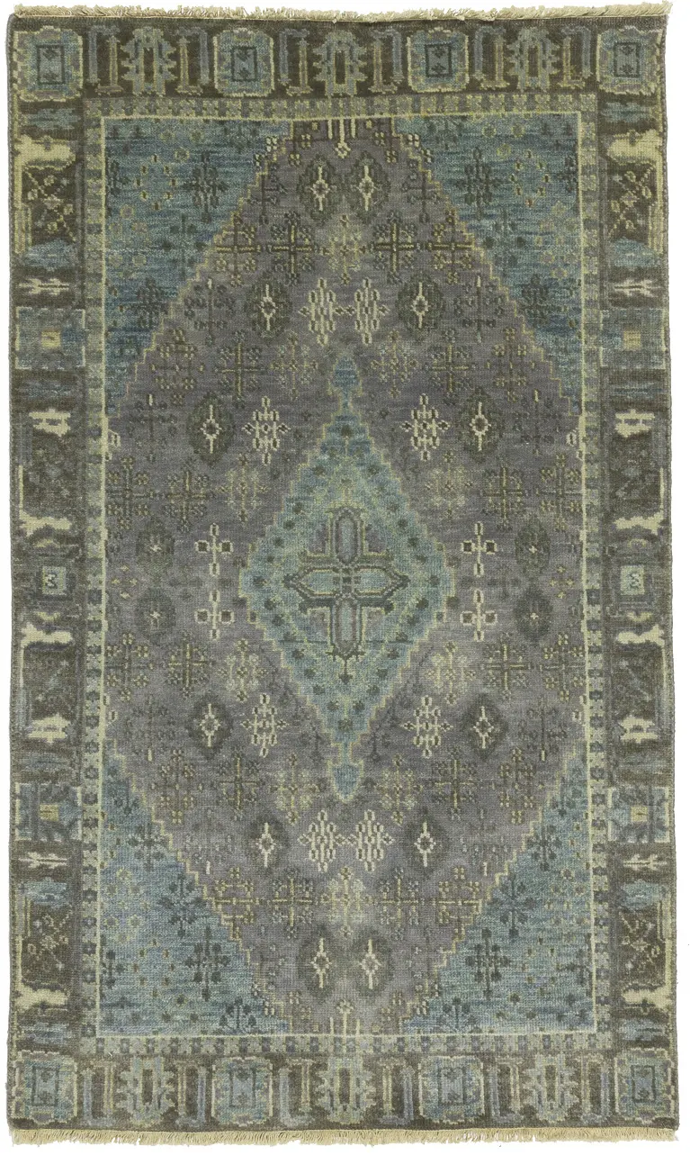 Magic Rugs Muted Taupe Tribal 3X5 Indo-Joshaghan Oriental Rug