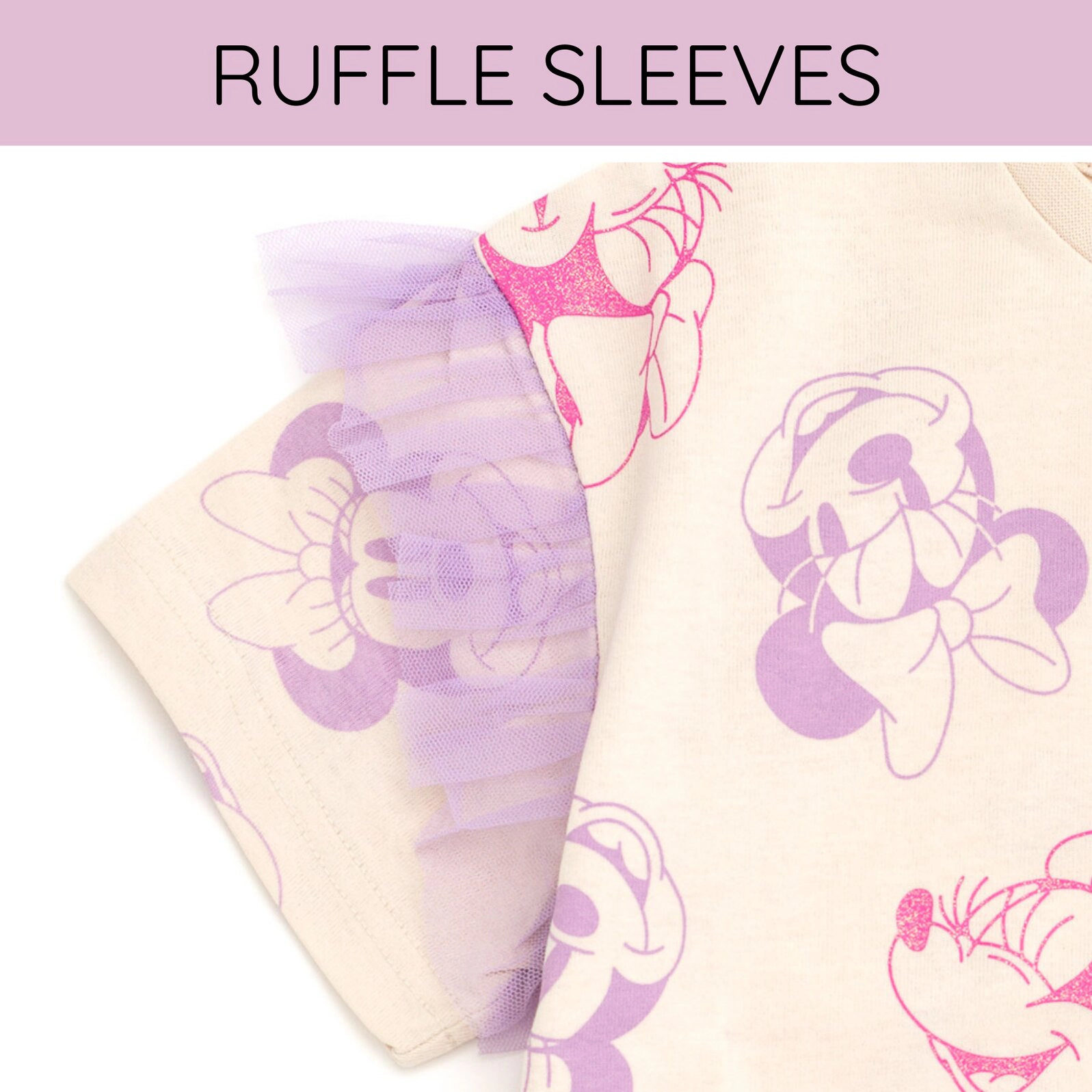 Disney Girls' 2-Piece T-Shirt and Skirt Set