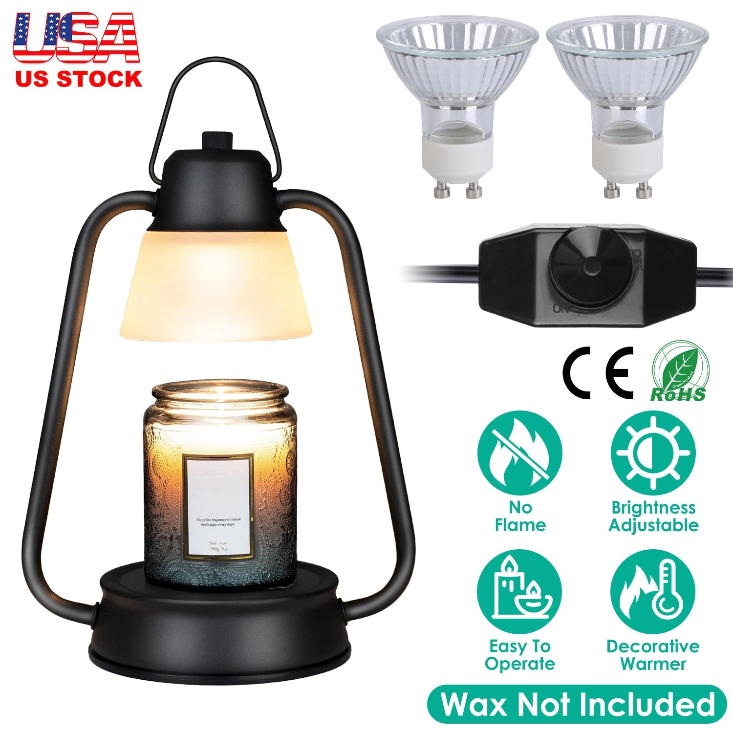 GBruno Dimmable Electric Wax Melt Warmer Lamp