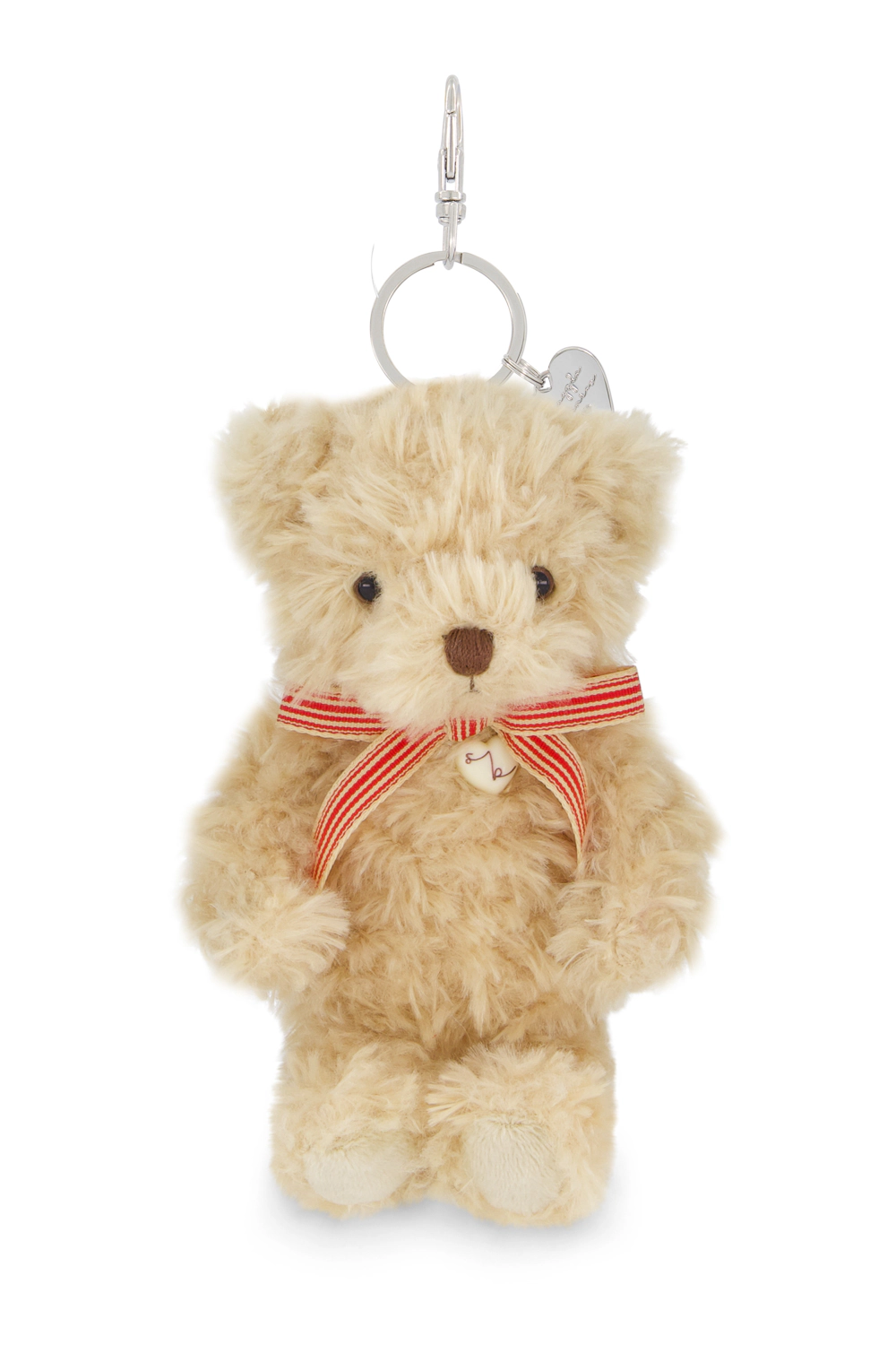 Snuggle Bunnies Arthur the Bear 6" Keychain with Red Bow