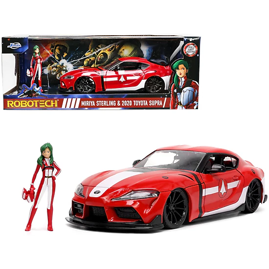 Jada Collectible 2020 Toyota Supra Red With Graphics And Miriya