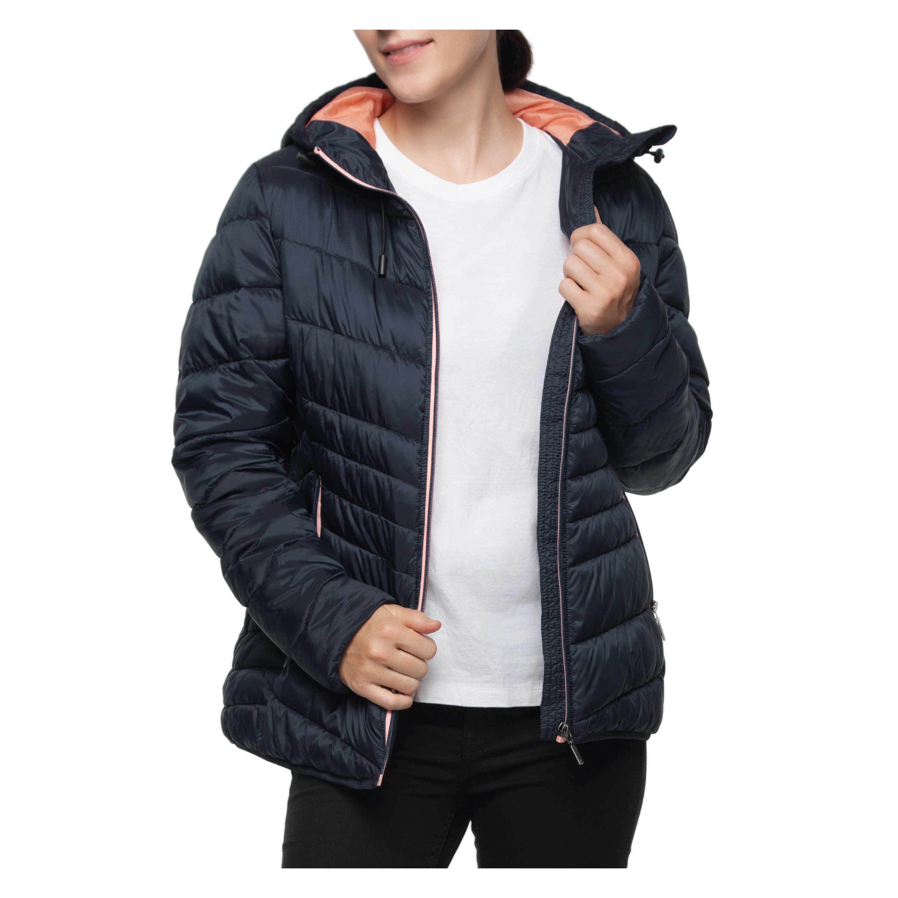 Rokka&Rolla Womens Lightweight Padded Puffer Jacket