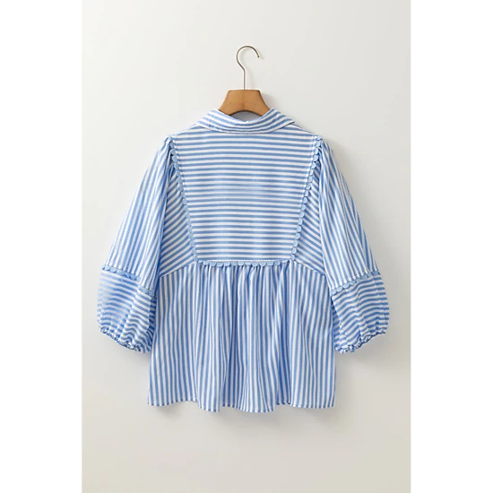 Threaded Pear Women's Kora Puff Sleeve Blouse