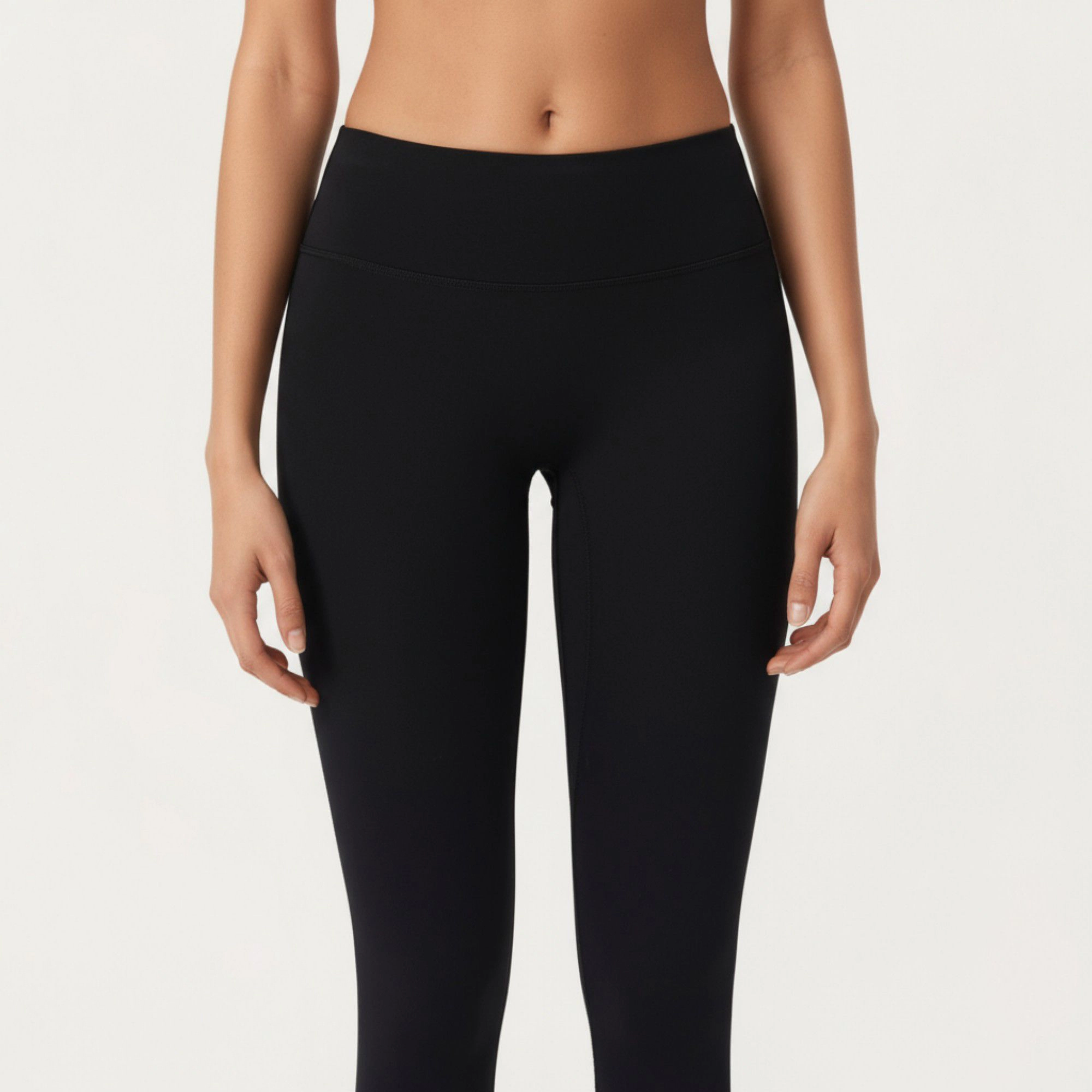 Anna-Kaci Active Women's High Waist Stretch Fit Full Length Leggings with Contour Waistband and Smooth Seam Detailing