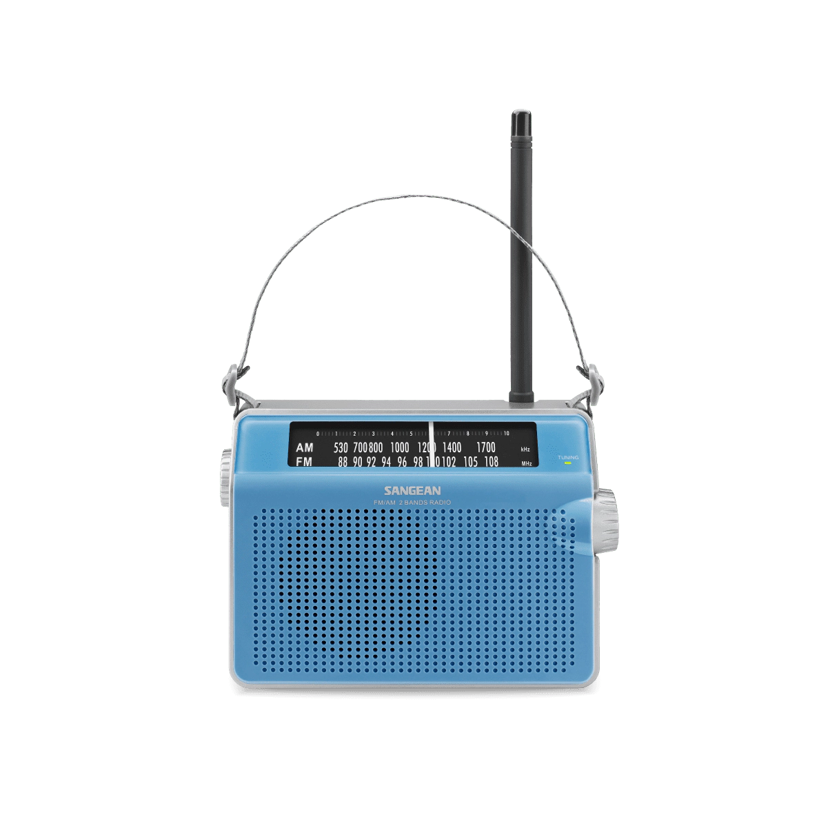SANGEAN PR-D6 Compact AM/FM Portable Radio - Rugged Analog Tuning, 3" Speaker