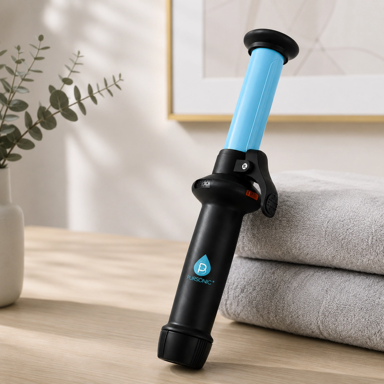 Pursonic Women's USB Rechargeable Mini Curling Iron