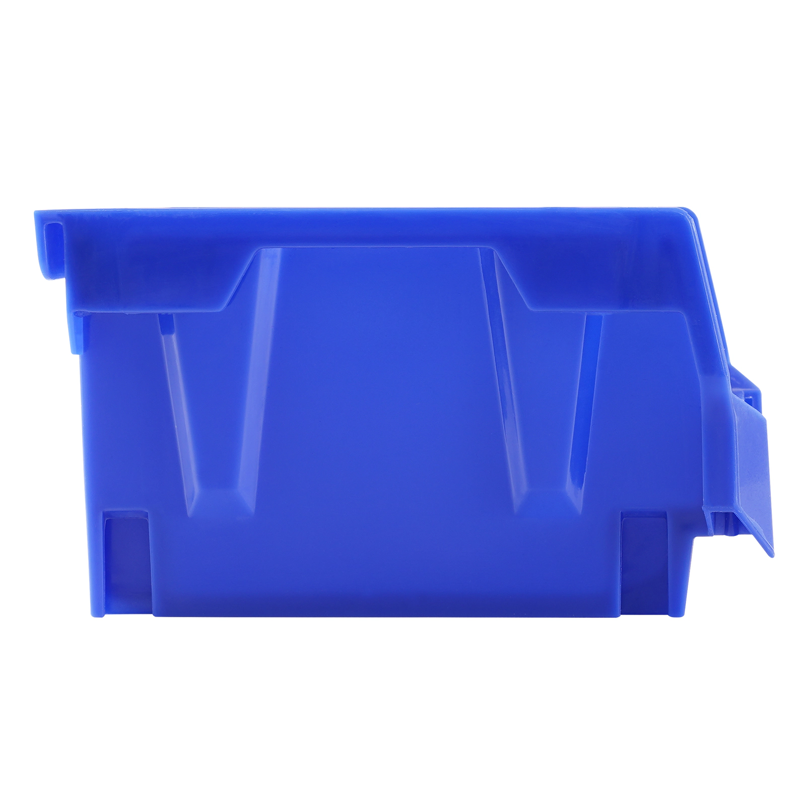 HONGGE Plastic Storage Bin 5-Inch Hanging Stackable Storage Organizer Bin Blue/Red Heavy Duty Stacking Containers for