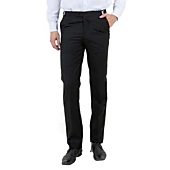 J. Ferrar Crop Ankle Mens Slim Fit Tuxedo Pant, Color: Black