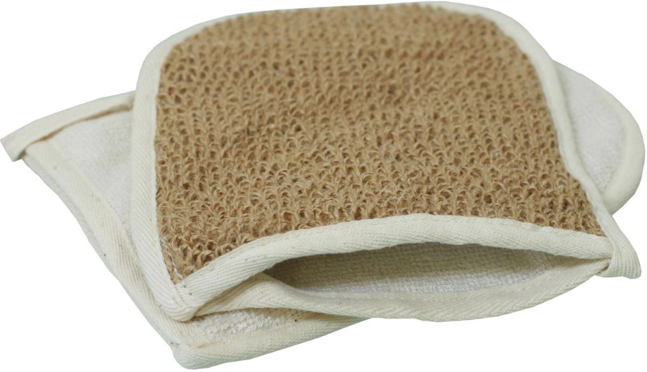 Plantlife Hemp & Bamboo Mitt Scrubber - Dual-Sided Mitt