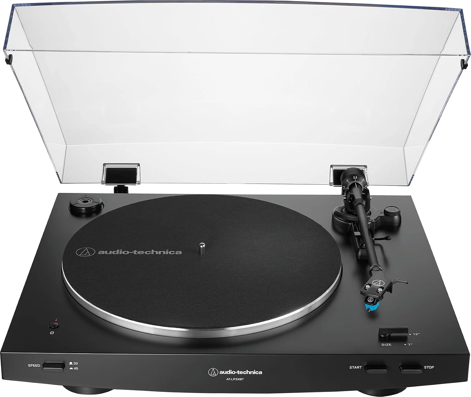 Audio-Technica AT-LP3XBT-BK Fully Automatic Bluetooth Belt-Drive Turntable