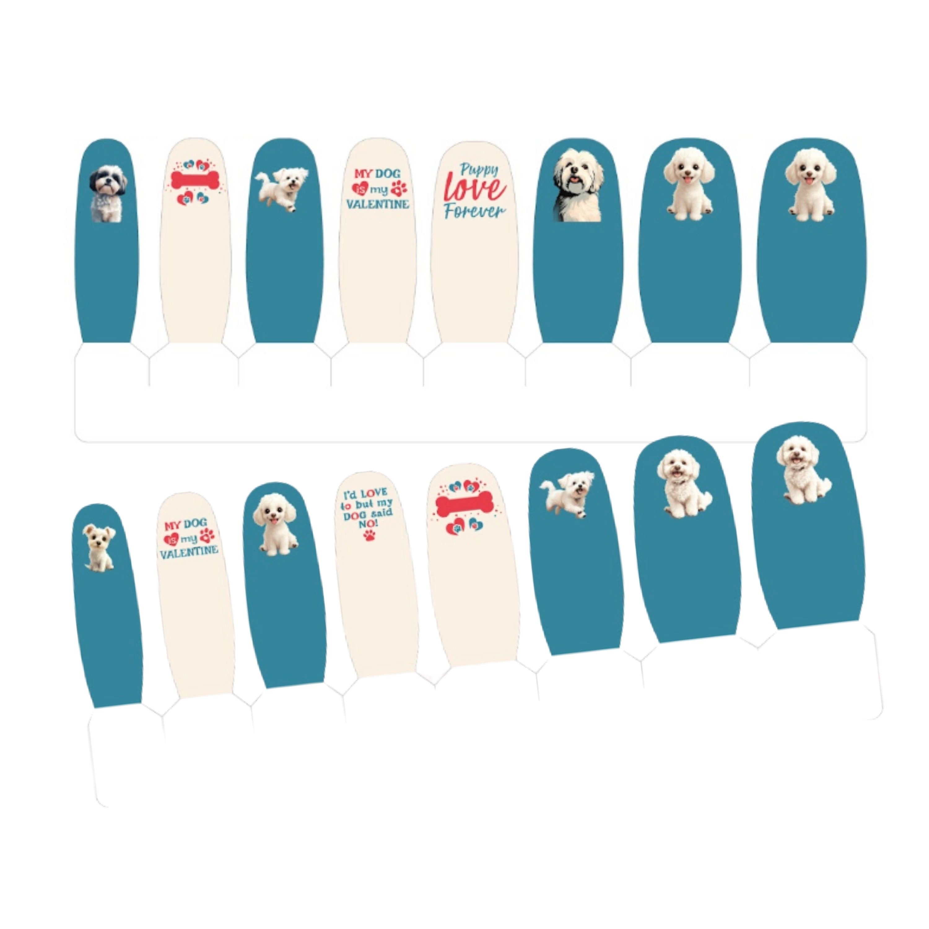 XPNail Women's Nail Polish Strips Poof 16ct