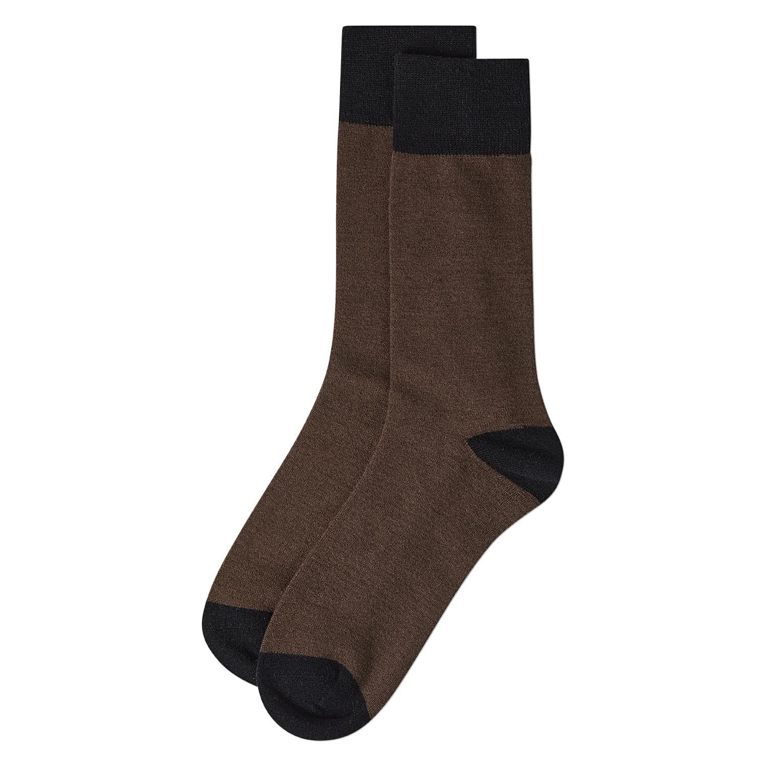 MeMoi Men's Fancy Heels Luxuriously Soft Cashmere Blend Crew Socks