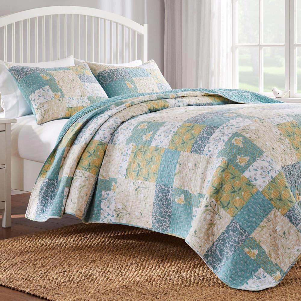 Greenland Home Fashions Evangeline Luxurious Comfortable 3 Piece s Quilt Set