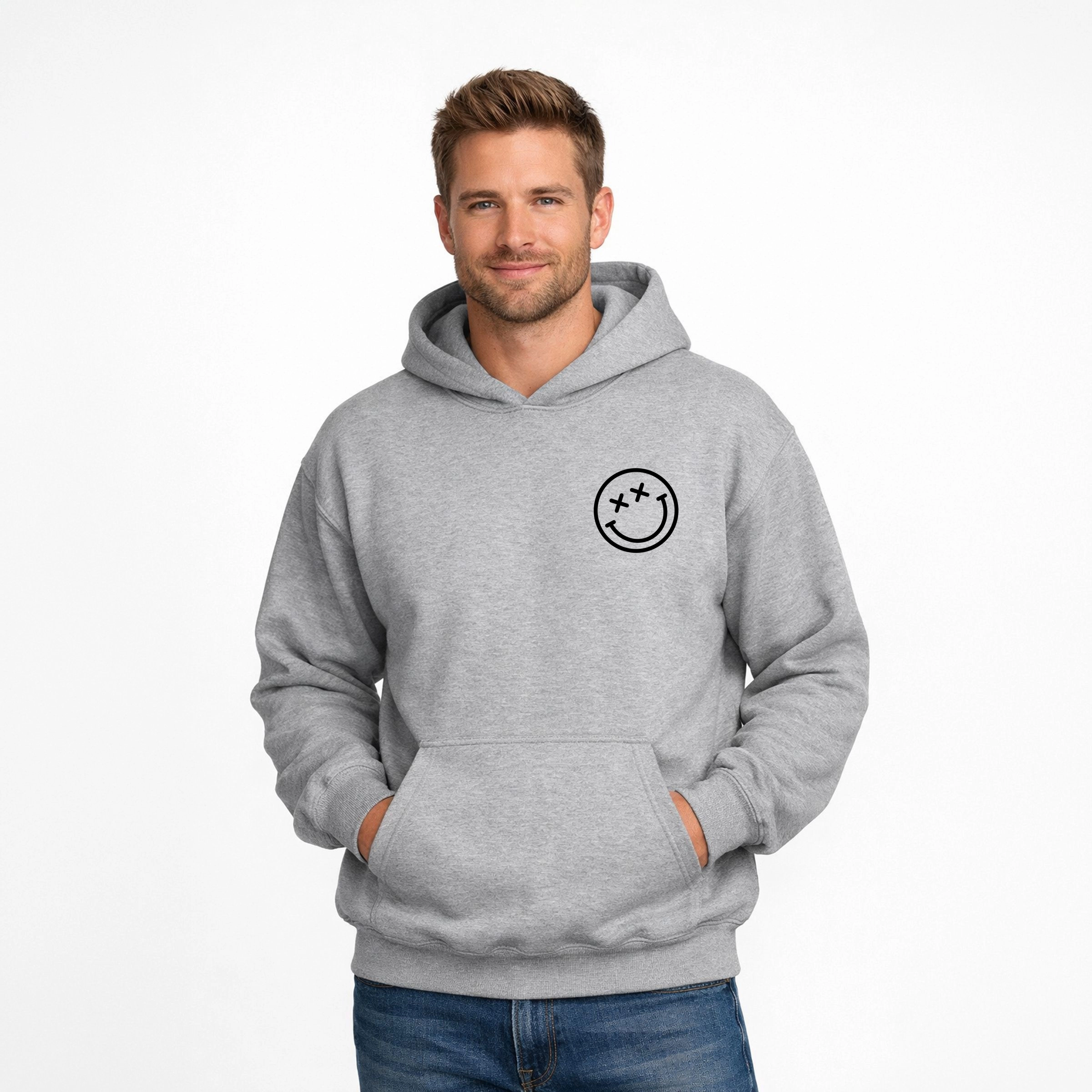 Simply Sage Market - Men's Graphic Hoodie S.W.Smiley Certified Menace
