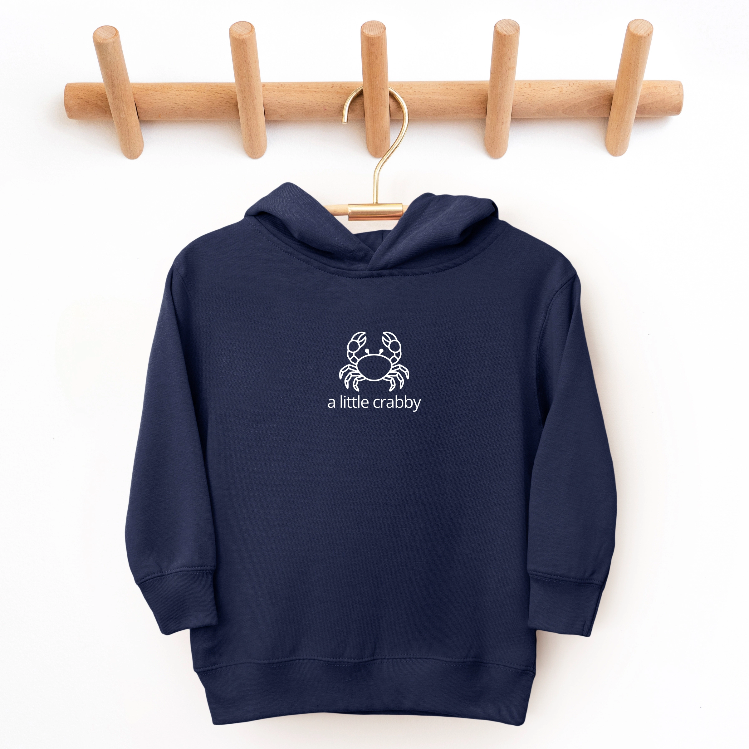 The Juniper Shop - A Little Crabby Outline Toddler Hoodie