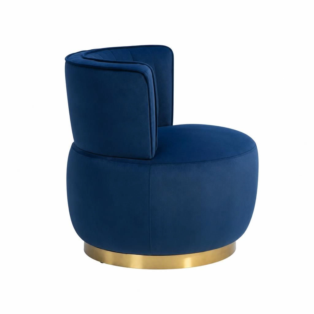 GOODSILO Upholstered Velvet Accent Chair Soft Padded Seating