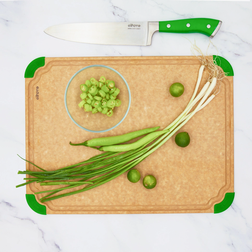 Elihome Premium Series Cutting Board 14 x 19 x 1/4 - X-Large Green