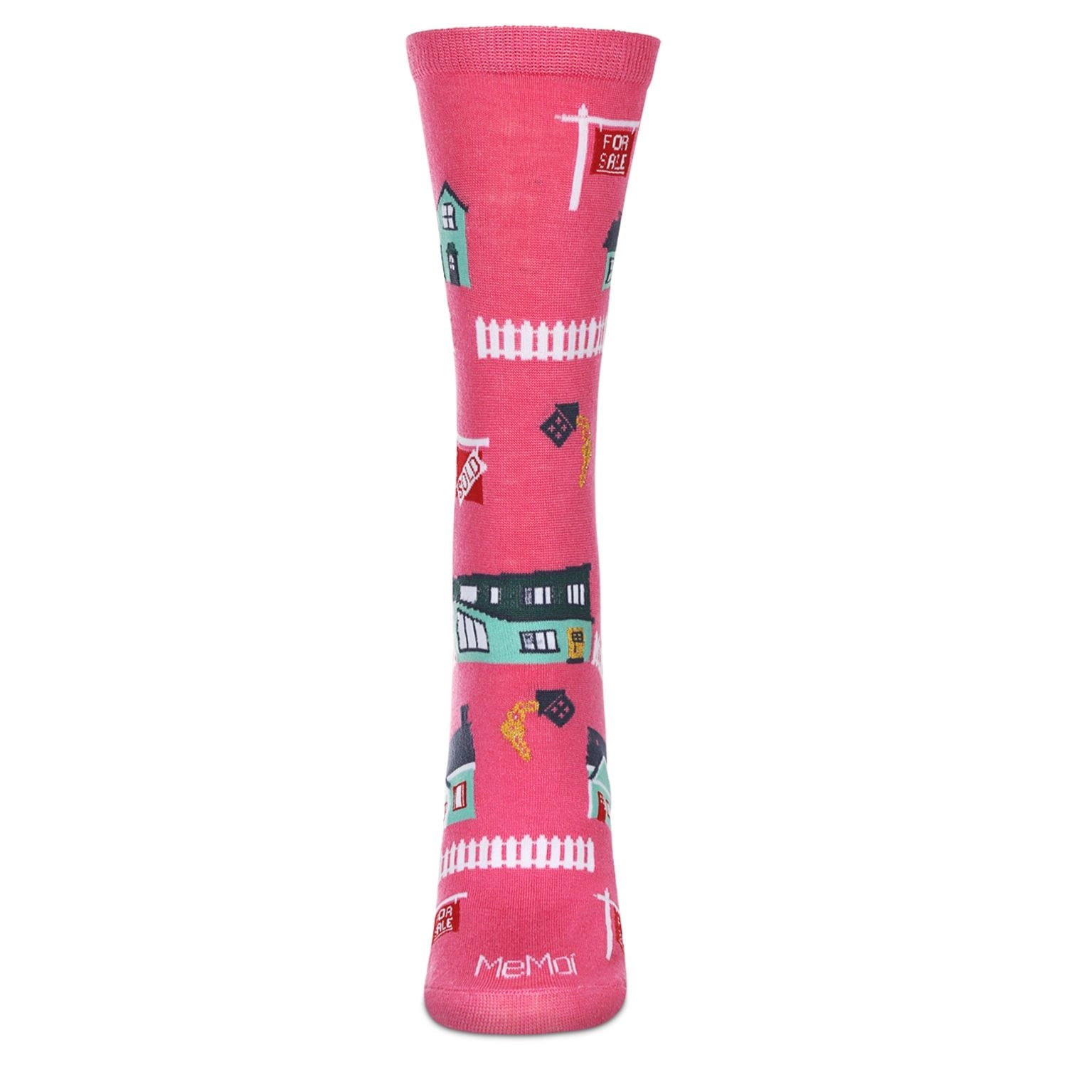 MeMoi Women's Realtor Bamboo Crew Socks
