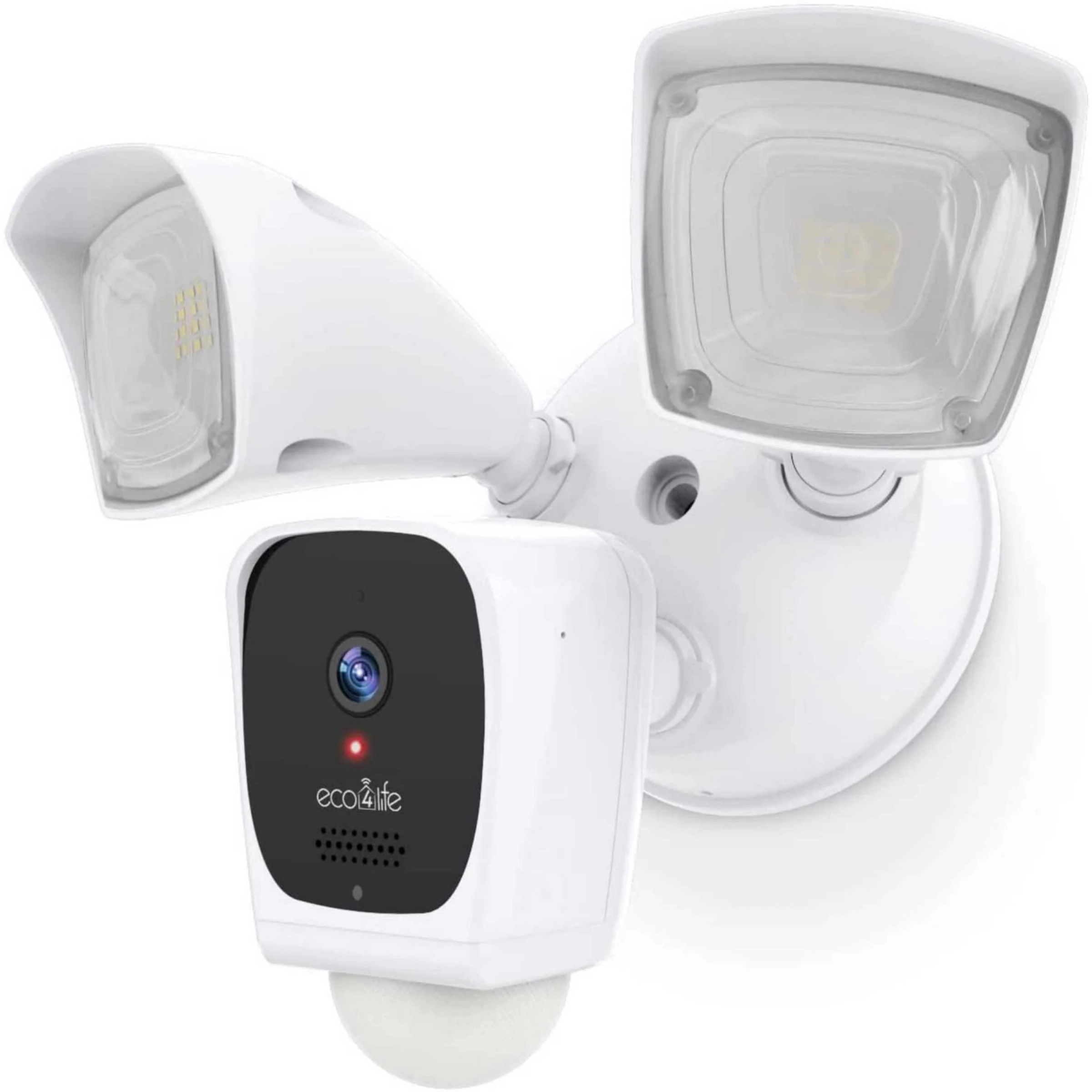 Eco4life 2K HD WiFi Outdoor Surveillance Floodlight Camera