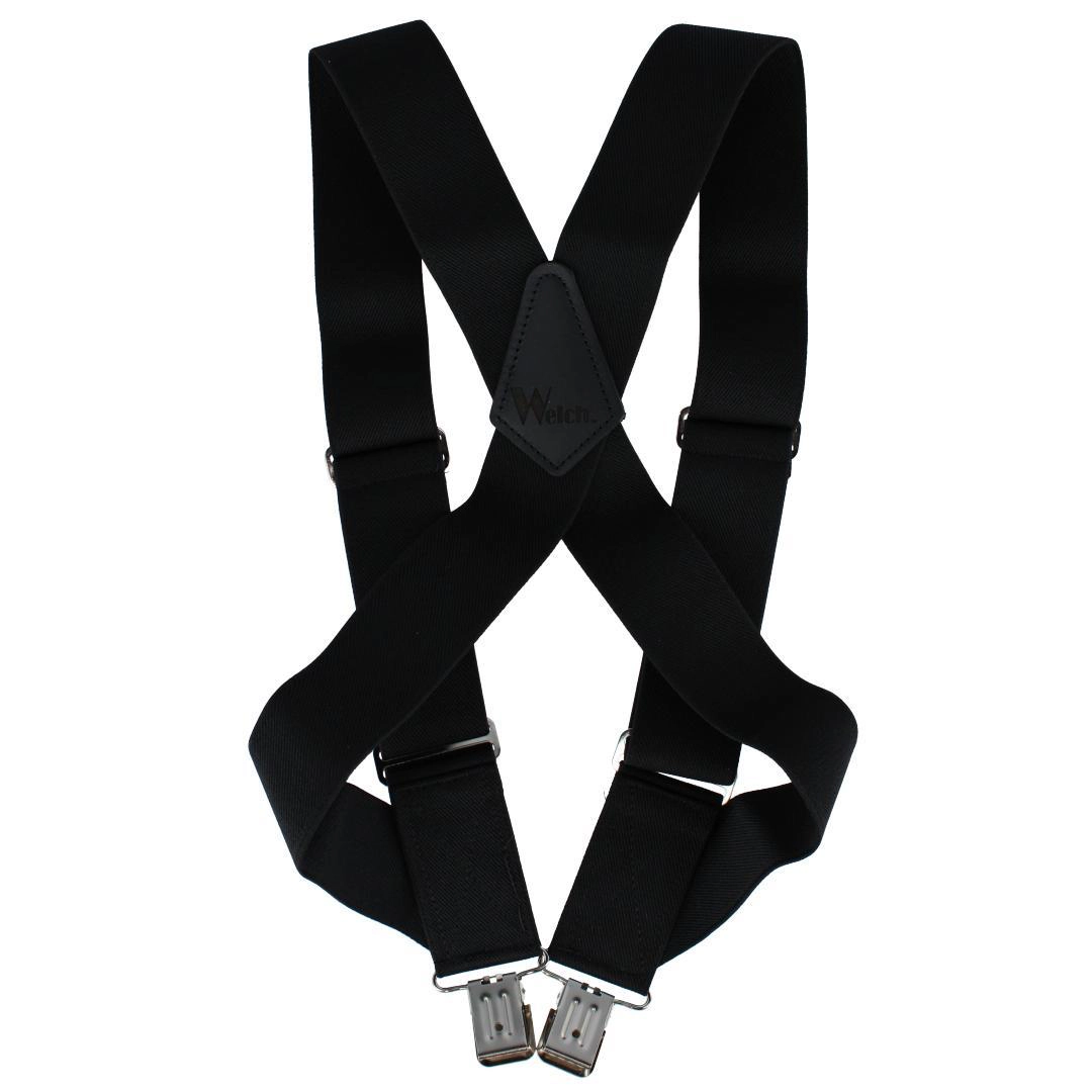 Welch Men's 2 Inch Elastic Trucker Style Suspender