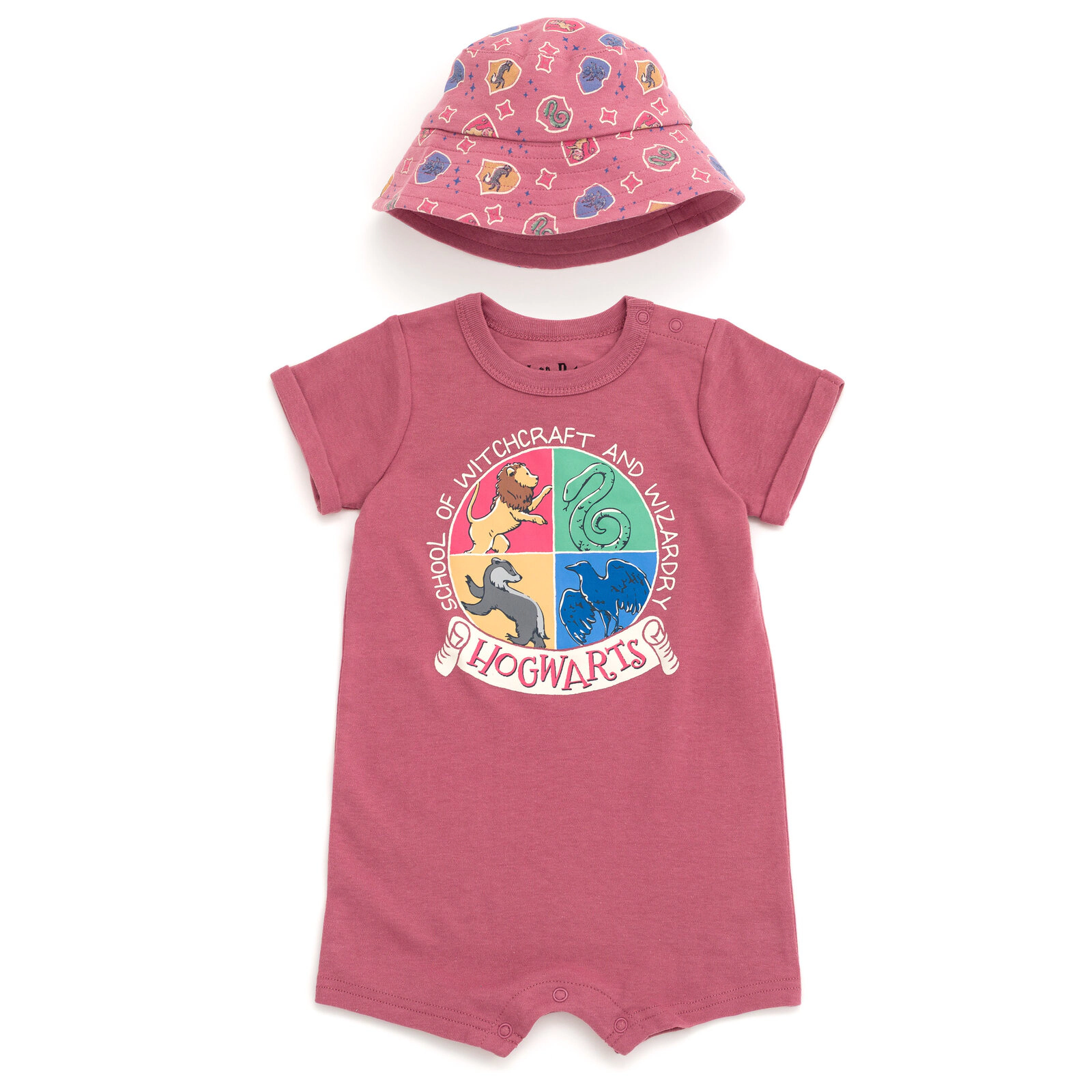 Harry Potter One Piece Romper and Hat Set