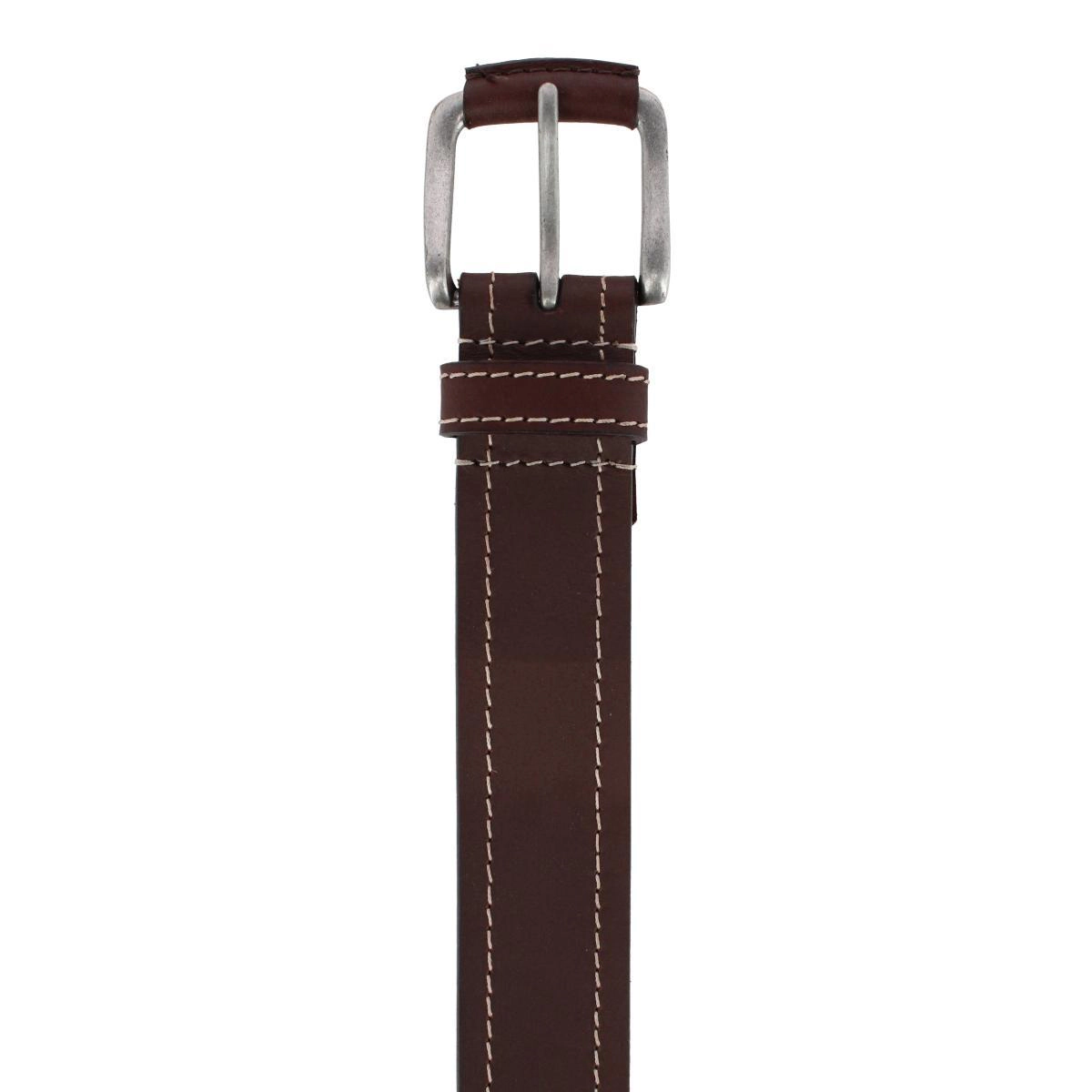 Stone Mountain Men's Big & Tall Contrast Stitch Leather Belt