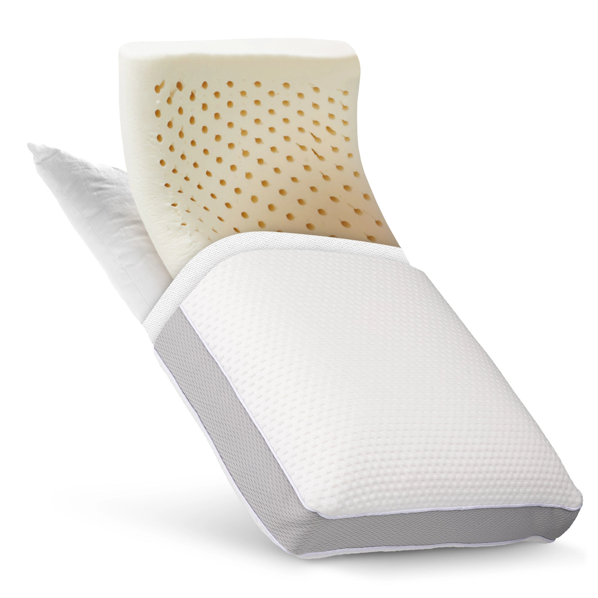 Cheer Collection Dual Sided Bed Memory Foam  Pillow – Standard Size