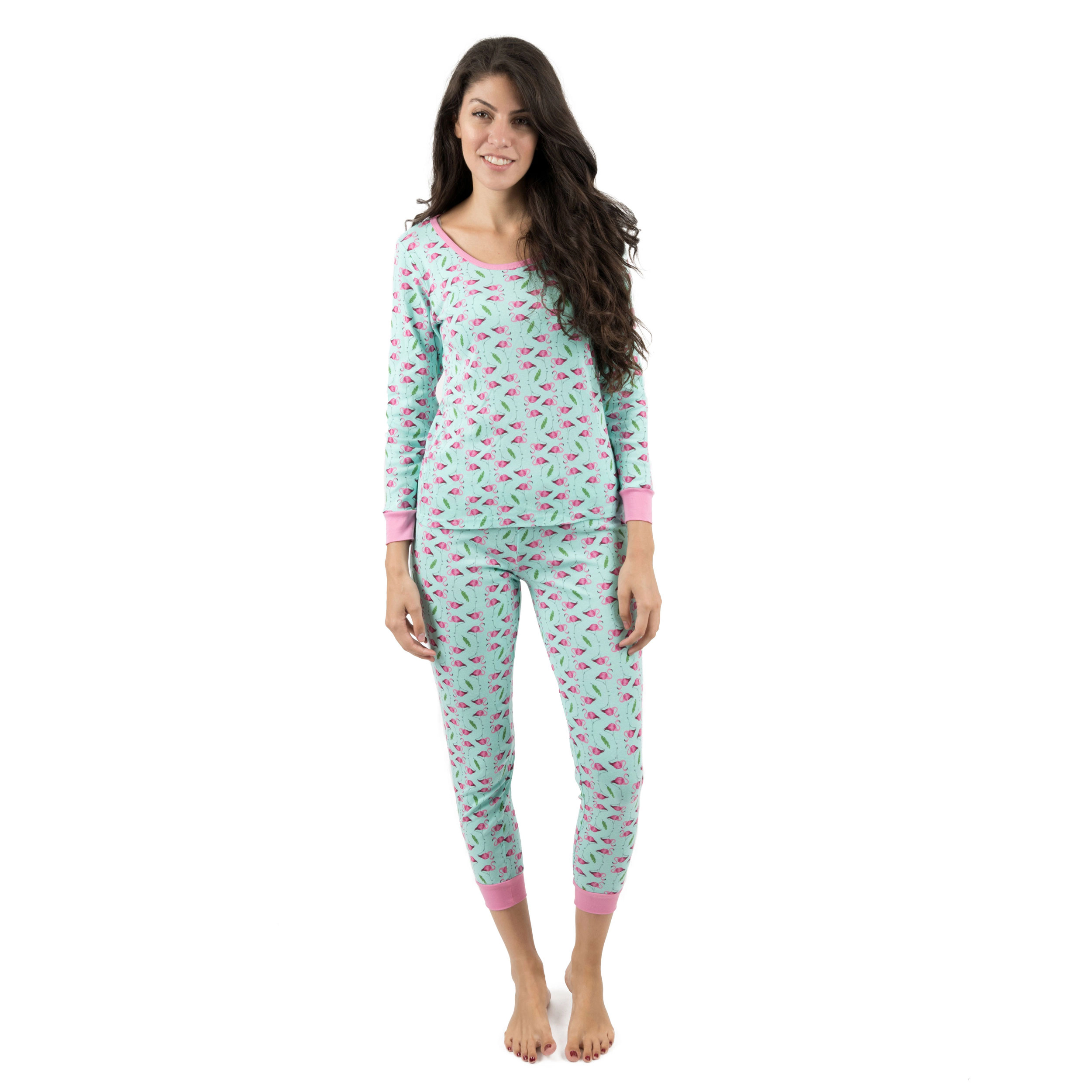 Leveret Women's 2-pc Cotton Animal Pajamas