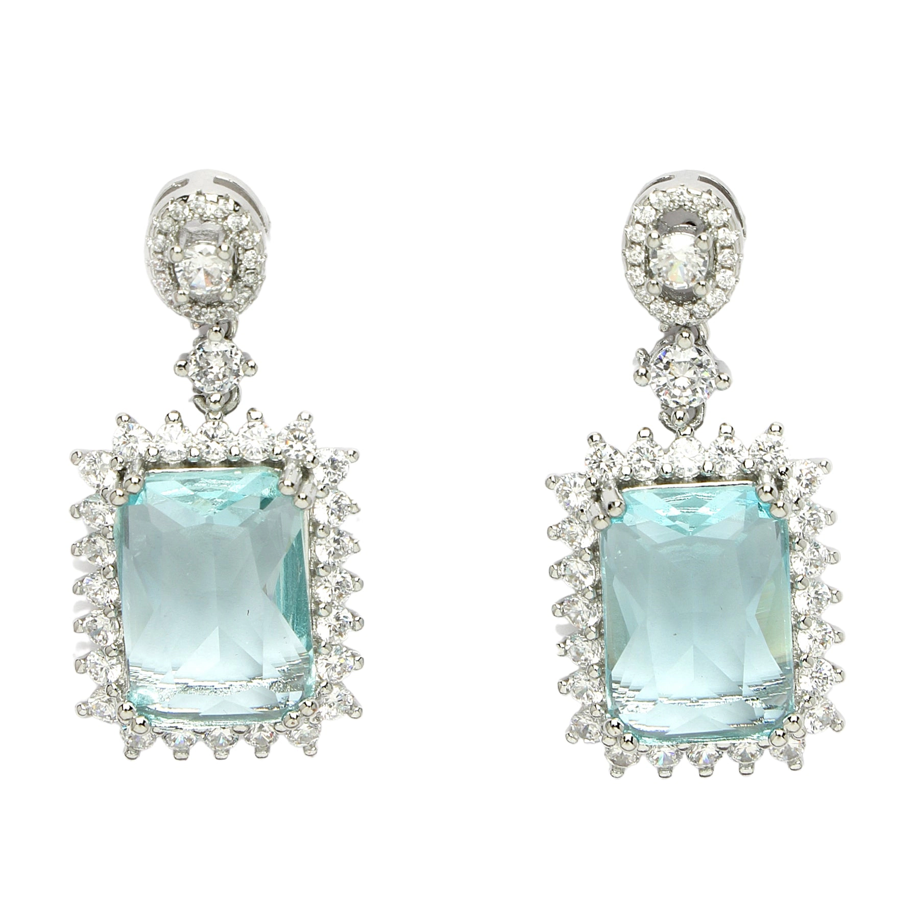 AGP PARIS Womens Diva Collection Radiant Starburst Drop Earrings
