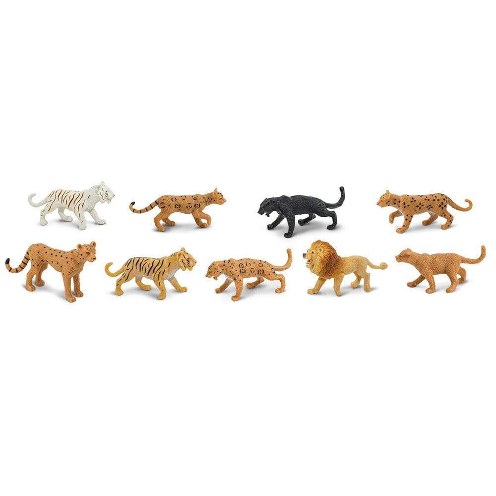Safari Ltd. - Big Cats TOOB - contains 9 Mini Figurines