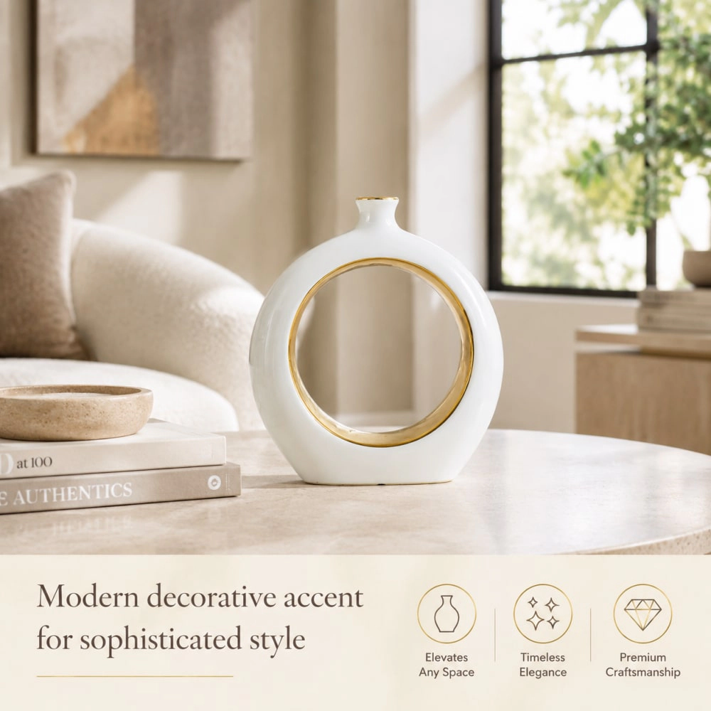 Toemoa Ceramic Decorative Vase