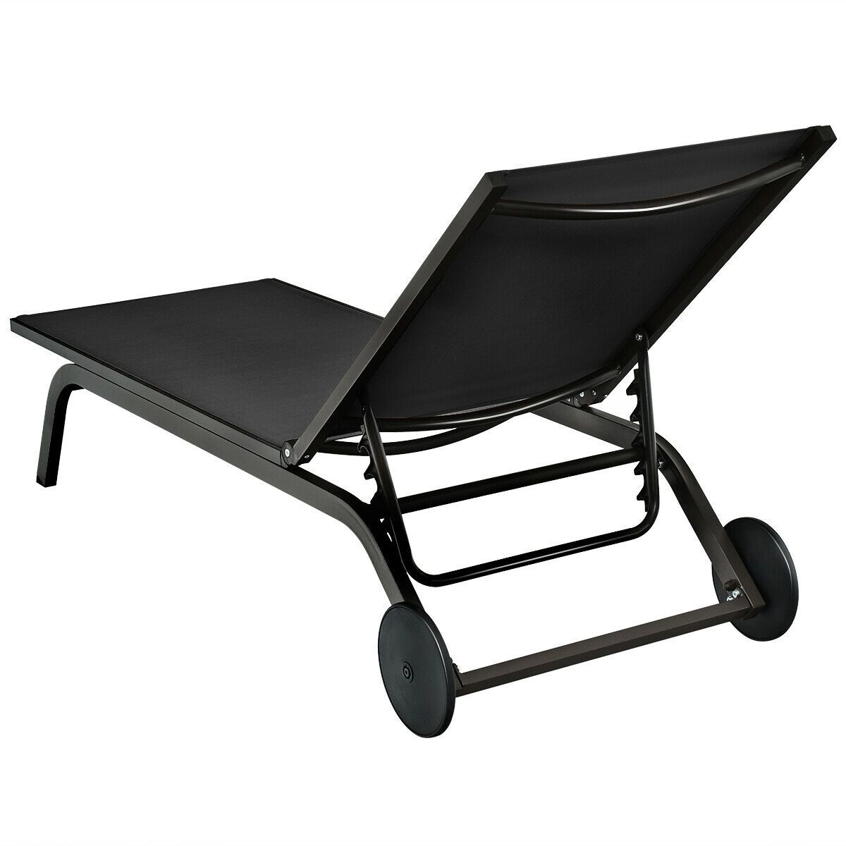 SlickBlue 6-Position Adjustable Outdoor Chaise Lounge Recliner