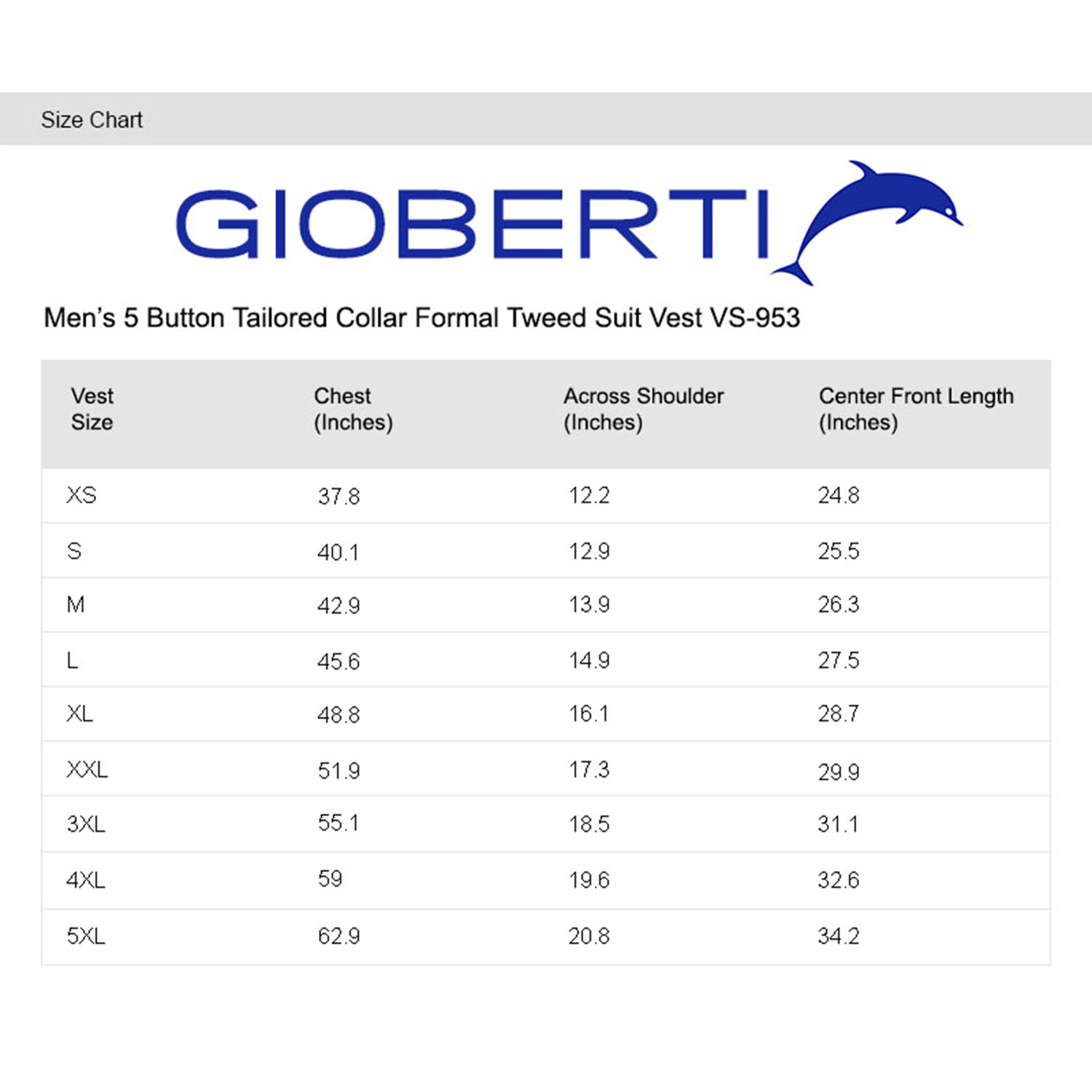 Gioberti Men's 5 Button Slim Fit Formal Herringbone Tweed Suit Vest