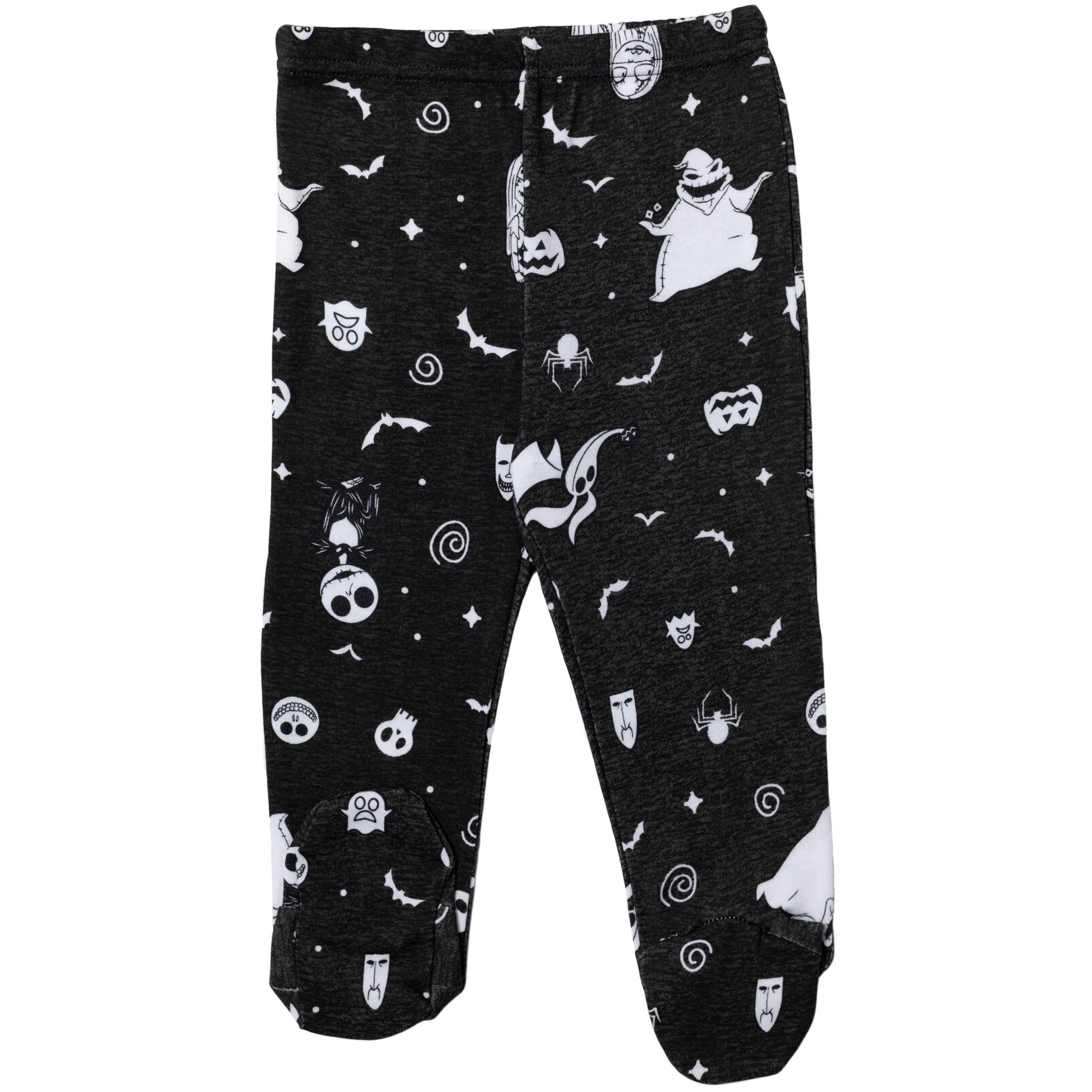 Disney Nightmare Before Christmas Baby Footed Pant and Bodysuit Set with Hat