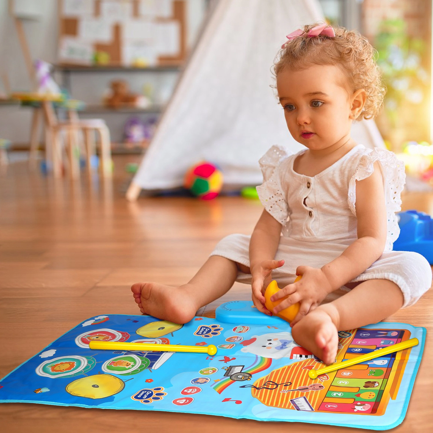 GBruno Kids' Kids' Musical Floor Piano Mat With Drums