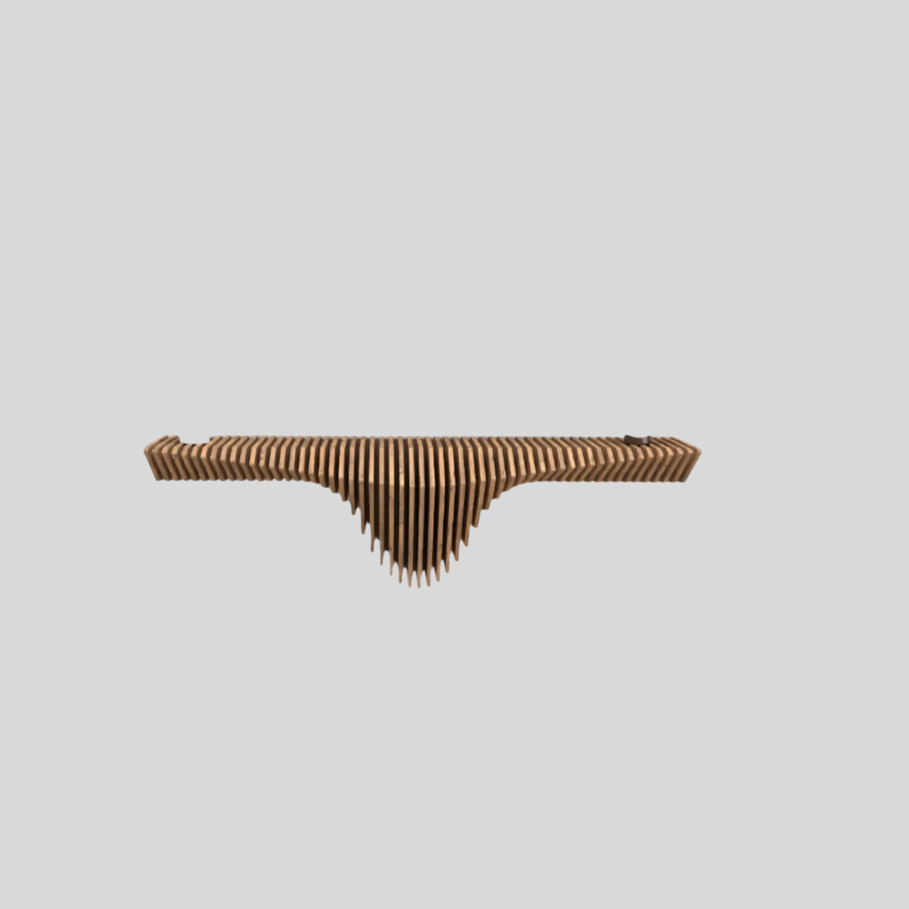 Wear Sierra 50'' Geometric Floating Wall Shelf