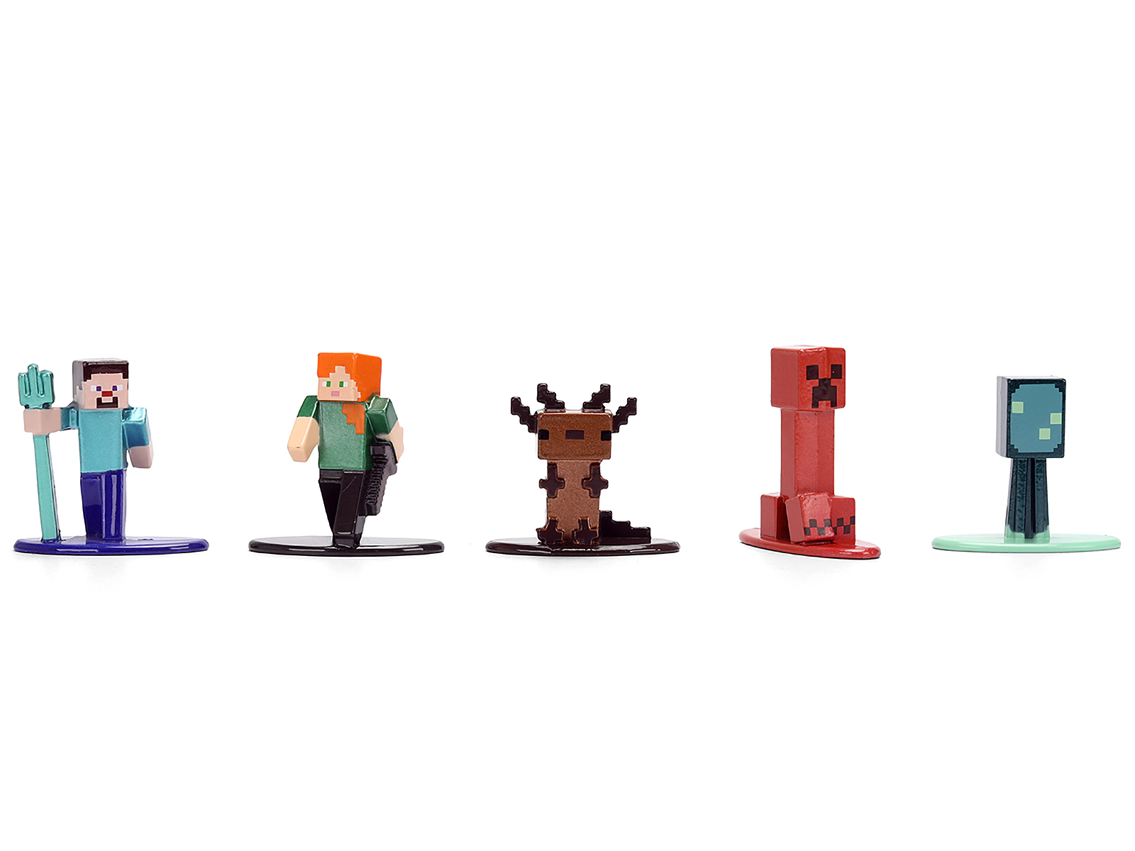 Jada Set of 12 Diecast Figures "Minecraft" Video Game "Nano Metalfigs" Series Diecast Models by Jada